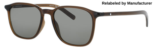 MONTBLANC MB0325S Frame BROWN Lens SMOKE