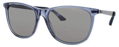 MONTBLANC MB0330S Frame BLUE RUTHENIUM Lens SILVER MIRROR