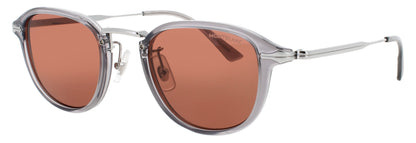 MONTBLANC MB0336S Frame GREY/SILVER Lens BROWN TINT