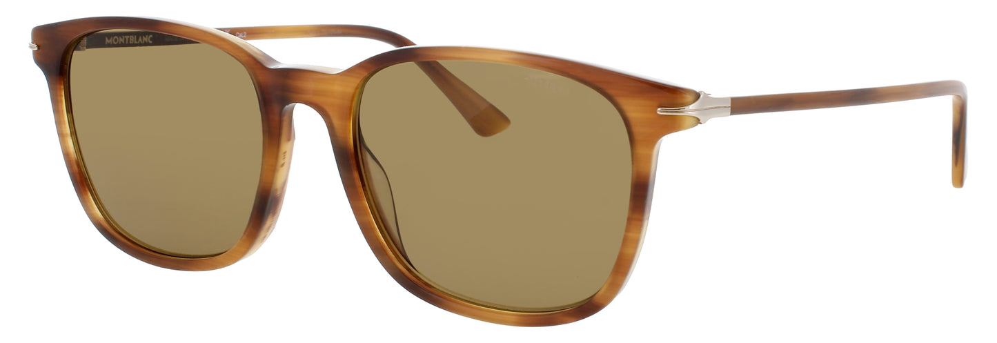 MONTBLANC MB0338S Frame BROWN Lens BROWN TINT