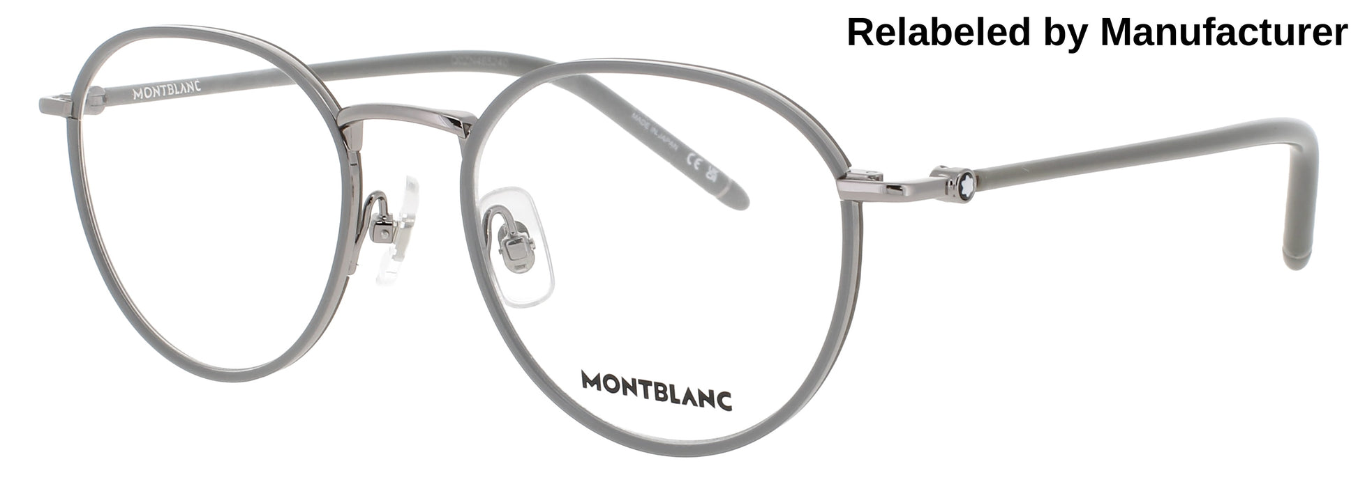 MONTBLANC MB0342OA Frame RUTHENIUM Lens DEMO
