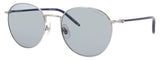 MONTBLANC MB0343SA Frame SILVER/BLUE Lens SMOKE
