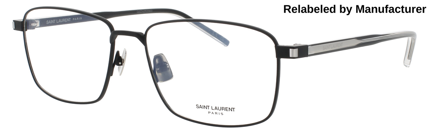 SAINT LAURENT SL-666 Frame BLACK CRYSTAL Lens DEMO