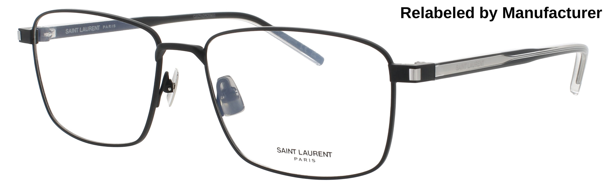 SAINT LAURENT SL-666 Frame BLACK CRYSTAL Lens DEMO