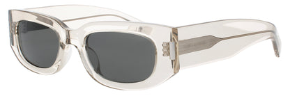 SAINT LAURENT SL-697 Frame BEIGE Lens SMOKE