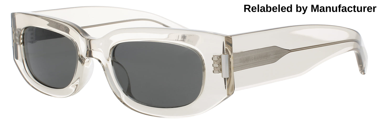 SAINT LAURENT SL-697 Frame BEIGE Lens SMOKE