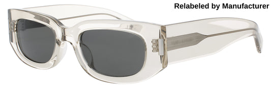 SAINT LAURENT SL-697 Frame BEIGE Lens SMOKE