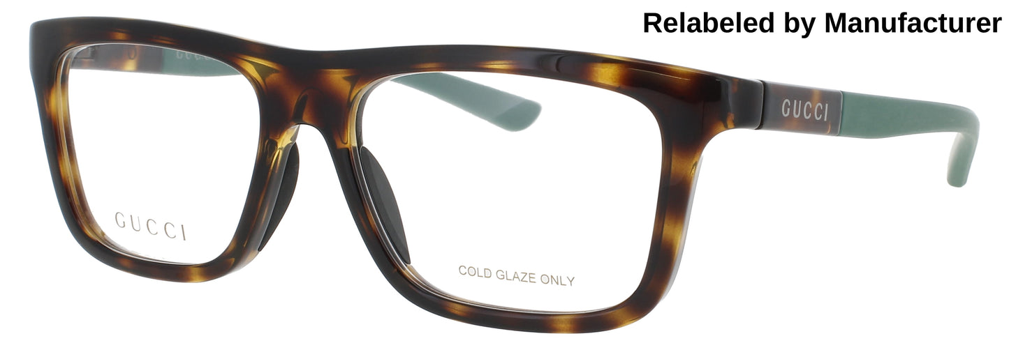 GUCCI GG1737O Frame HAVANA GREEN Lens DEMO