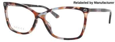GUCCI GG0025O Frame HAVANA Lens DEMO