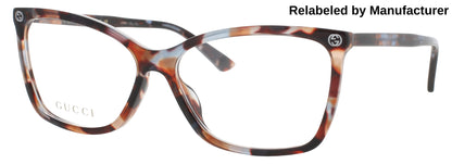 GUCCI GG0025O Frame HAVANA Lens DEMO