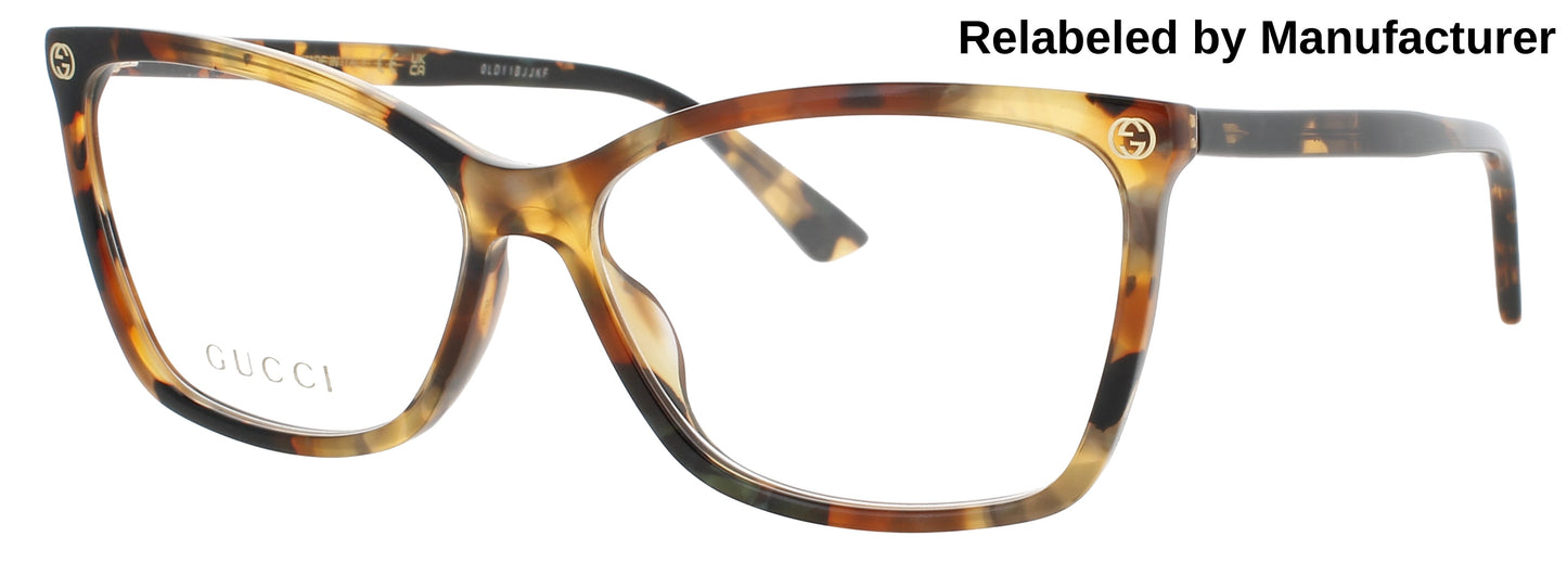 GUCCI GG0025O Frame HAVANA Lens DEMO