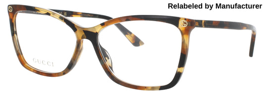 GUCCI GG0025O Frame HAVANA Lens DEMO