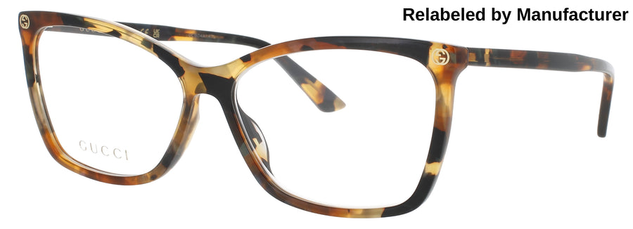 GUCCI GG0025O Frame HAVANA Lens DEMO