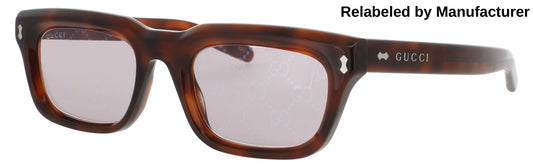 GUCCI GG1524S Frame HAVANA Lens VIOLET GUCCI LOGO