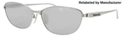 BALENCIAGA BB0357SA Frame SILVER Lens SILVER MIRROR