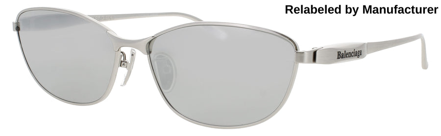 BALENCIAGA BB0357SA Frame SILVER Lens SILVER MIRROR