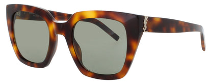 SAINT LAURENT SL-M143 Frame HAVANA Lens GREEN TINT
