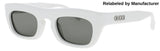 GUCCI GG1777S Frame WHITE Lens SMOKE