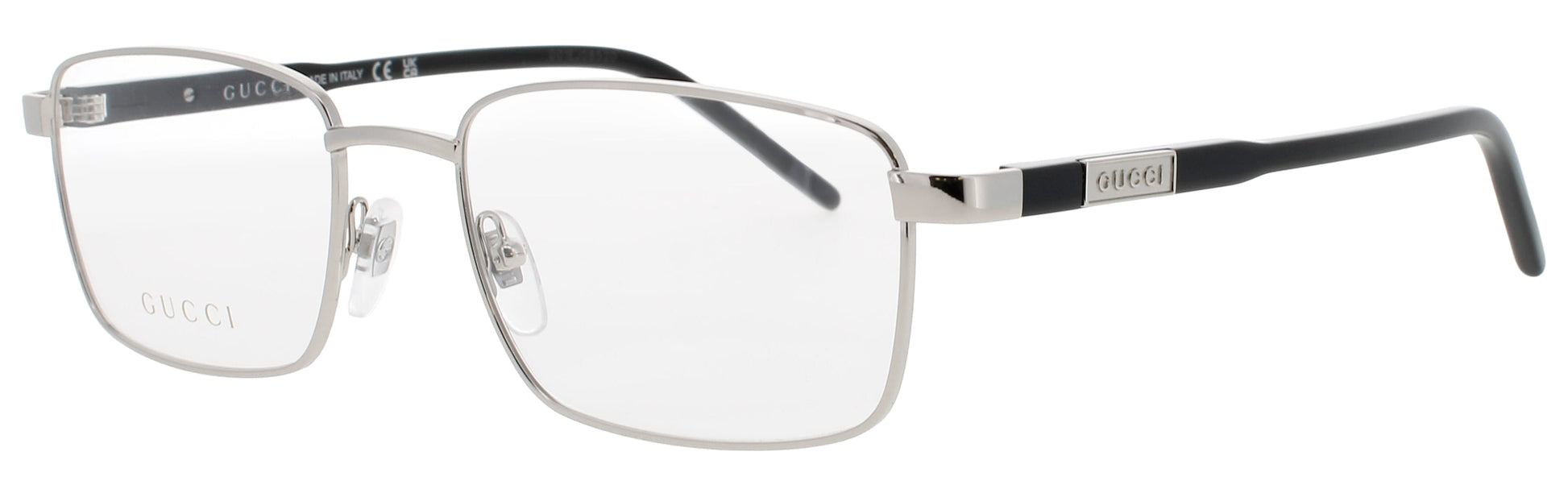 GUCCI GG1801O Frame SILVER/BLACK Lens DEMO
