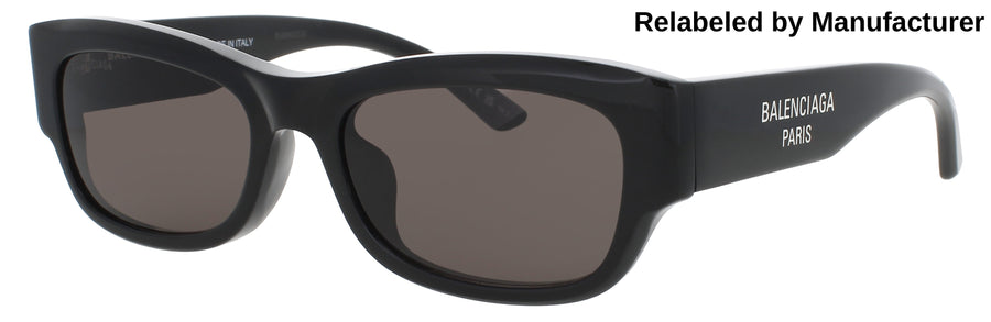 BALENCIAGA BB0390SK Frame BLACK Lens SMOKE