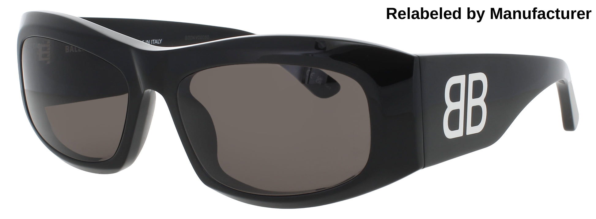 BALENCIAGA BB0395S Frame BLACK Lens SMOKE