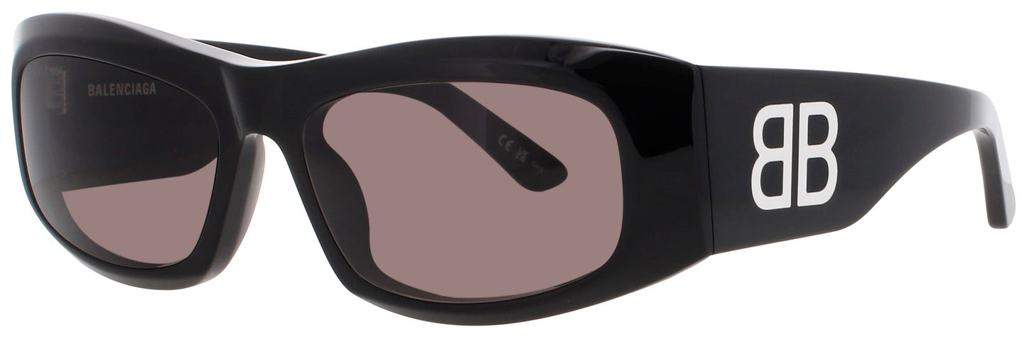 BALENCIAGA BB0395S Frame BLACK Lens GREY