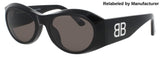 BALENCIAGA BB0396SK Frame BLACK Lens SMOKE