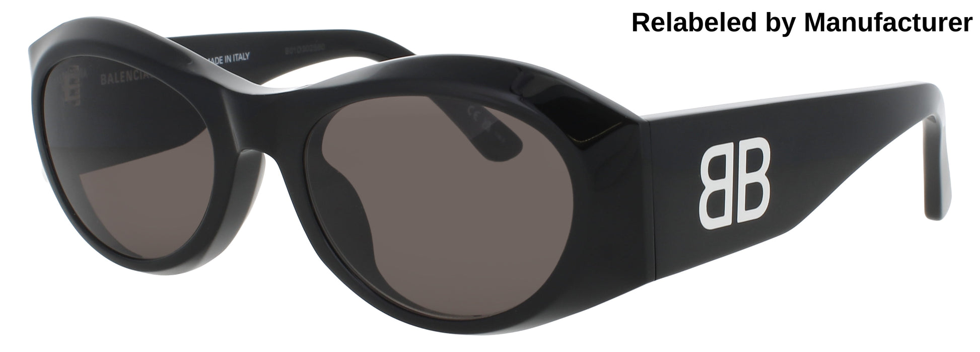 BALENCIAGA BB0396SK Frame BLACK Lens SMOKE