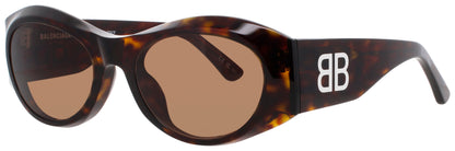 BALENCIAGA BB0396SK Frame BROWN Lens BROWN