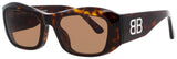 BALENCIAGA BB0397SA Frame BROWN Lens BROWN