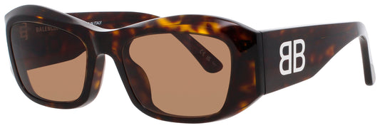BALENCIAGA BB0397SA Frame BROWN Lens BROWN
