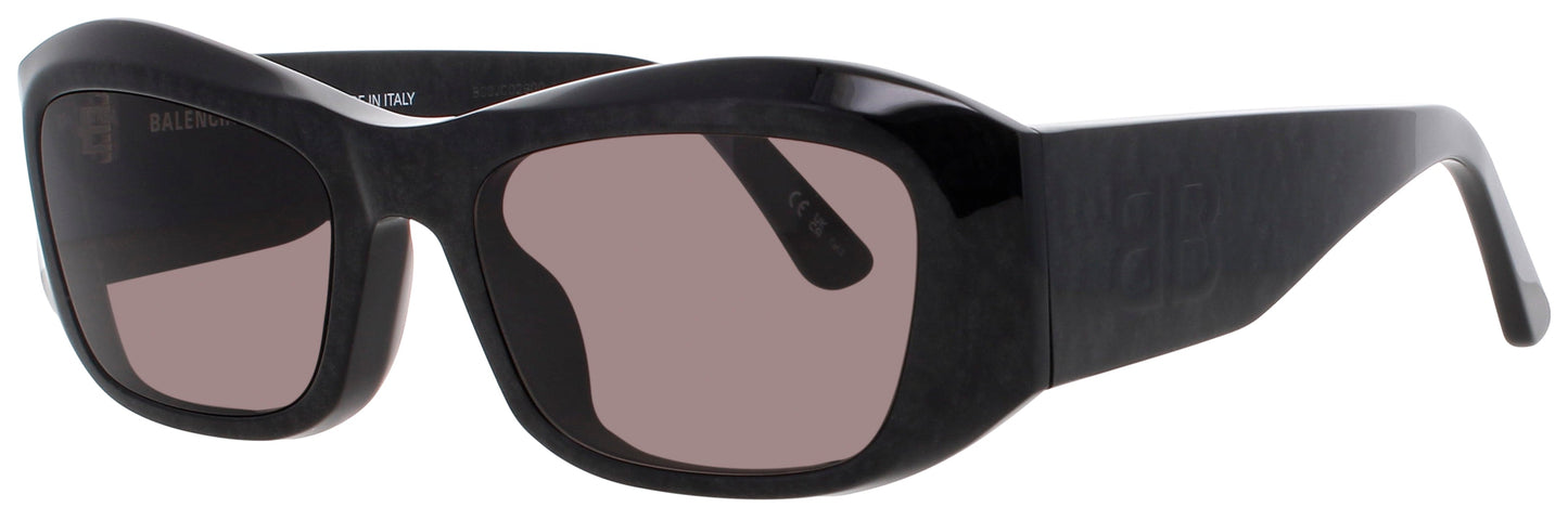 BALENCIAGA BB0397SA Frame BLACK Lens GREY