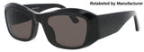 BALENCIAGA BB0397SA Frame BLACK Lens SMOKE