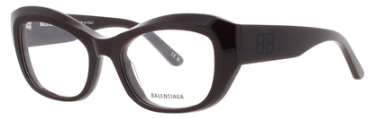 BALENCIAGA BB0398O Frame BURGUNDY Lens DEMO