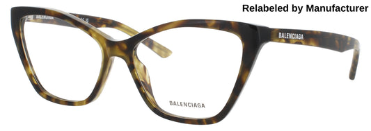 BALENCIAGA BB0405O Frame HAVANA Lens DEMO