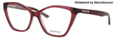 BALENCIAGA BB0405O Frame BURGUNDY Lens DEMO