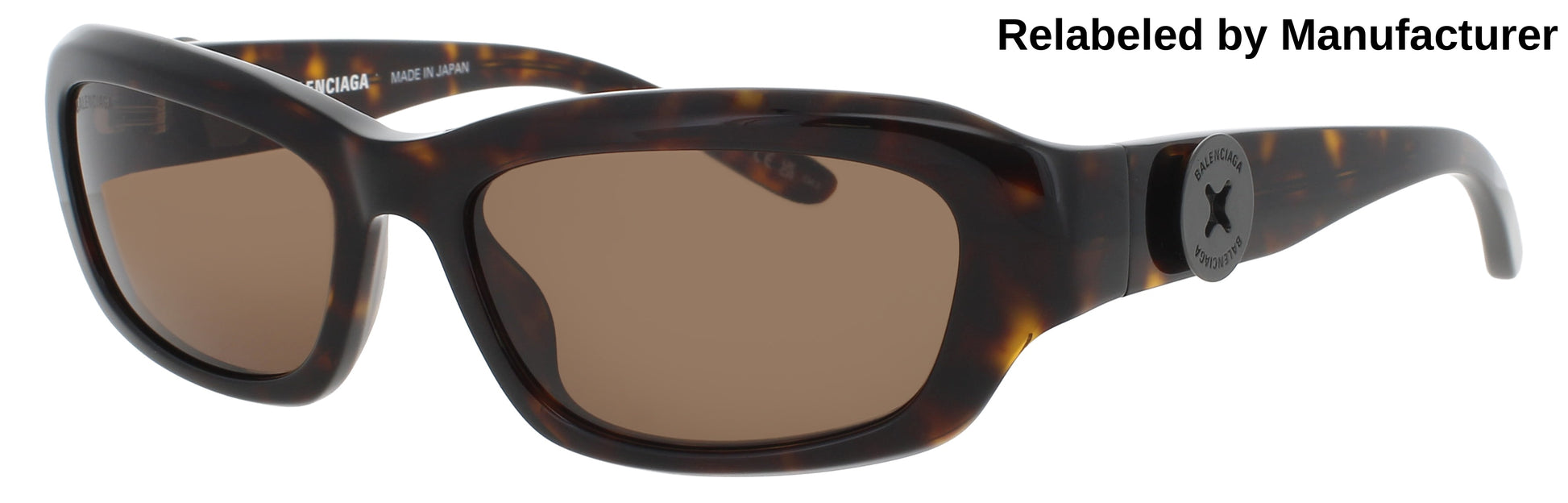 BALENCIAGA BB0409S Frame HAVANA Lens BROWN TINT