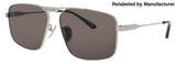 BALENCIAGA BB0418SK Frame SILVER Lens SMOKE