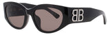 BALENCIAGA BB0324SK Frame BLACK Lens GREY