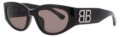 BALENCIAGA BB0324SK Frame BLACK Lens GREY