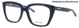 BALENCIAGA BB0062O Frame BLUE Lens DEMO