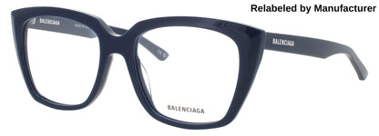 BALENCIAGA BB0062O Frame BLUE Lens DEMO