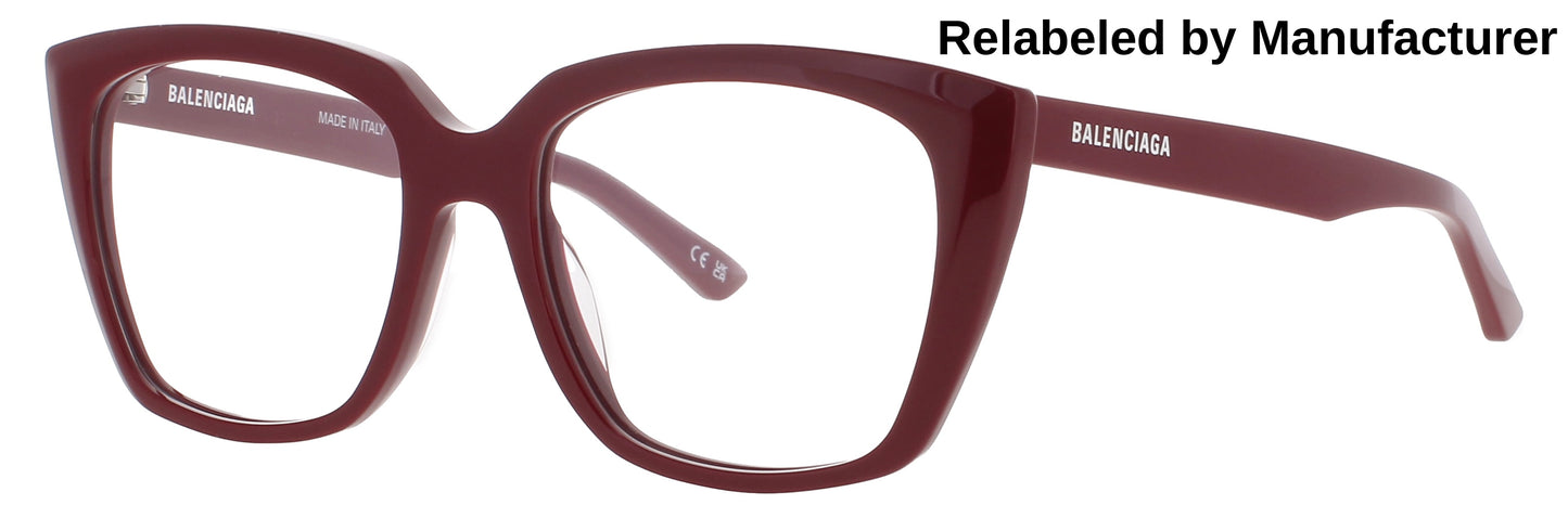 BALENCIAGA BB0062O Frame RED Lens DEMO