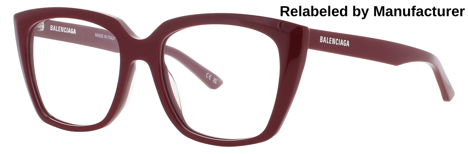 BALENCIAGA BB0062O Frame RED Lens DEMO