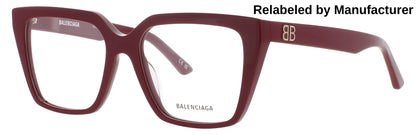 BALENCIAGA BB0130O Frame RED Lens DEMO