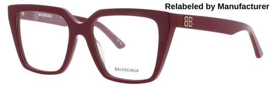 BALENCIAGA BB0130O Frame RED Lens DEMO