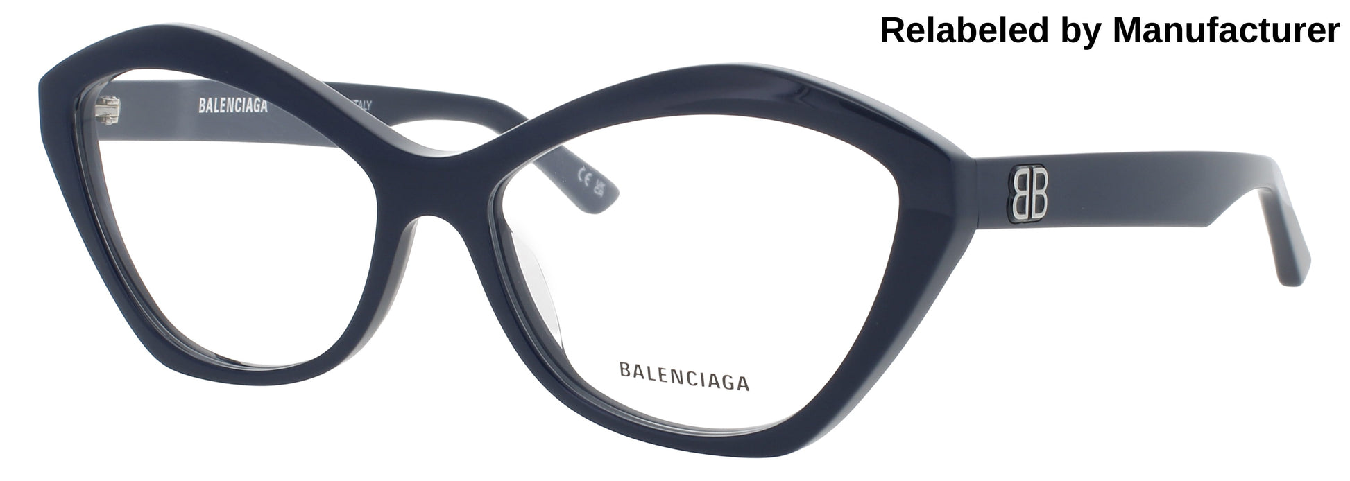 BALENCIAGA BB0341O Frame BLUE Lens DEMO