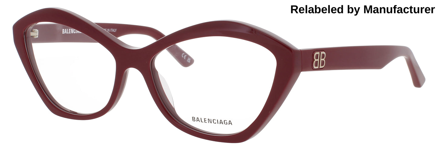 BALENCIAGA BB0341O Frame RED Lens DEMO