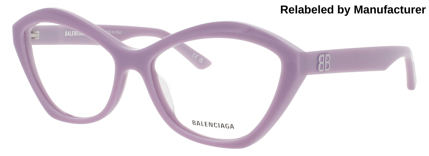 BALENCIAGA BB0341O Frame VIOLET Lens DEMO