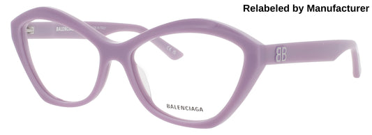 BALENCIAGA BB0341O Frame VIOLET Lens DEMO